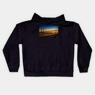 Bridge Sunset at the Indian River Inlet Kids Hoodie